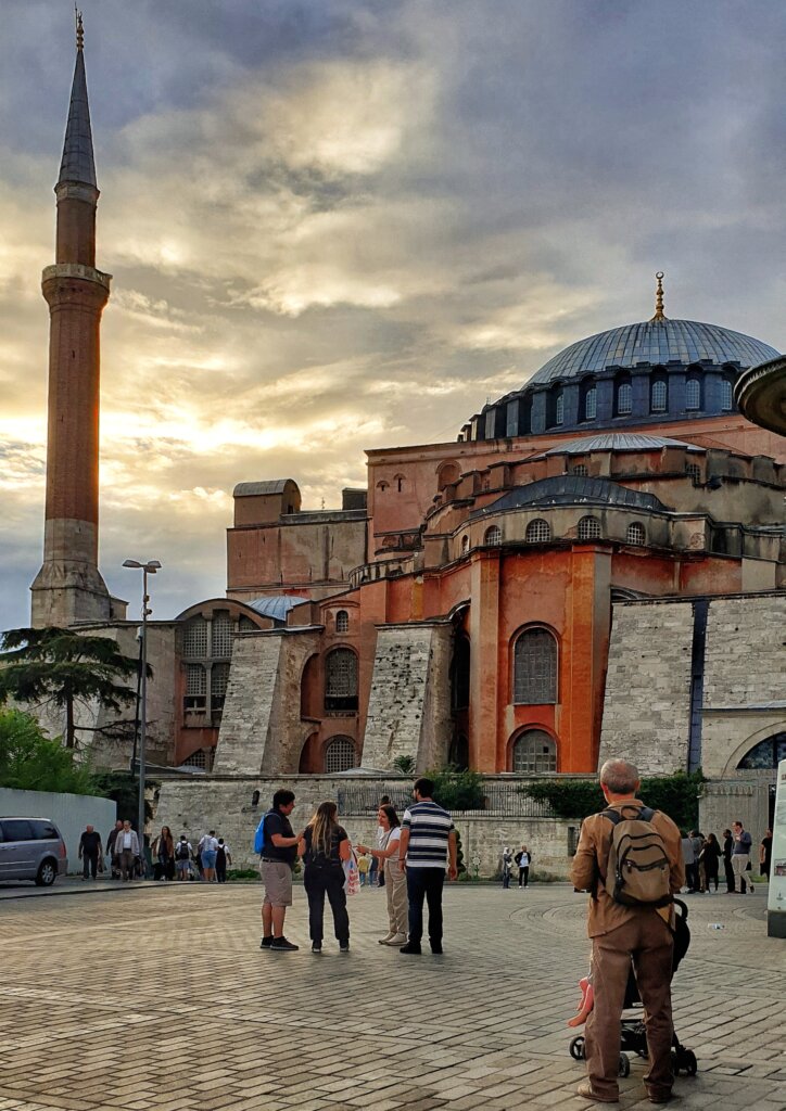 Behind Hagia Sofia